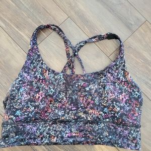 Lululemon multi color sports bra size 10